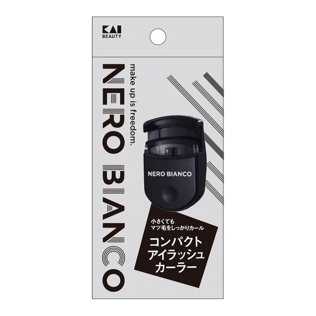 商品名：貝印 KQ3501 NEROBIANCO コンパクトアイラッシュカーラー内容量：1個JANコード：4901601074772発売元、製造元、輸入元又は販売元：貝印株式会社原産国：日本商品番号：101-4901601074772商品説...