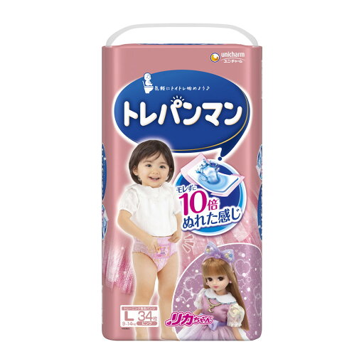 【送料込】ユニ・チャーム トレパンマン ピンク L 34枚 トイレトレーニング専用パンツ こども用紙おむつ 1個 【送料込】ユニ・チャーム トレパンマン ピンク L 34枚 トイレトレーニング専用パンツ こども用紙おむつ 1個