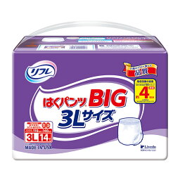 【送料込】リブドゥ リフレ はくパンツBIG 3Lサイズ 14枚入 1個