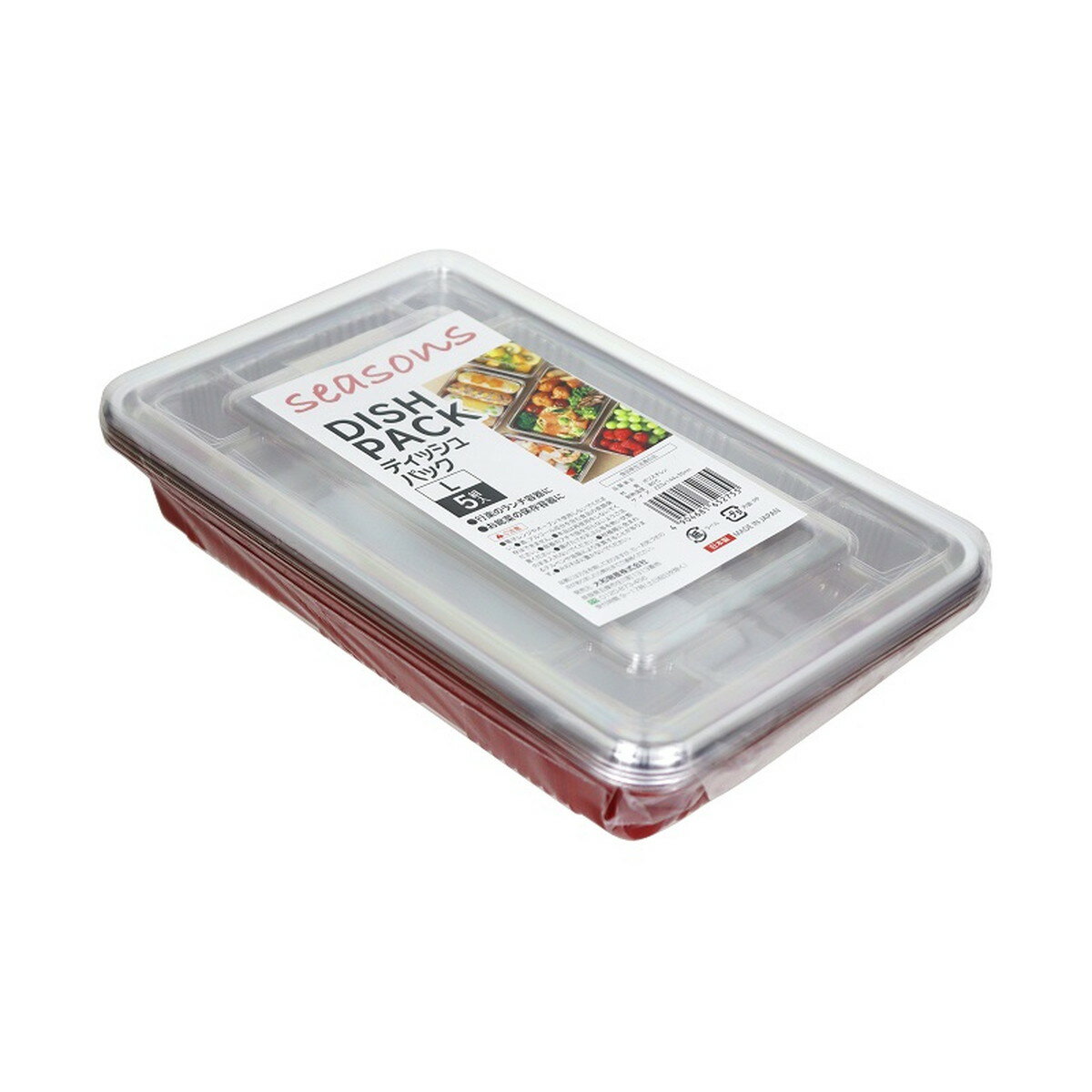 【送料込】大和物産 シーズンズ ディッシュパック L 5組入 1個