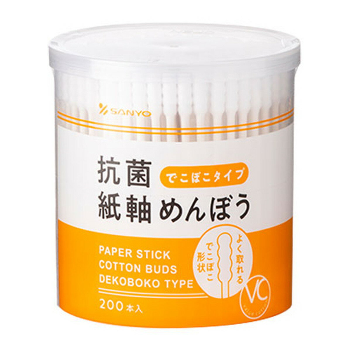 商品名：山洋 VC20 でこぼこ 抗菌 紙軸 めんぼう 200本内容量：200本JANコード：4936613105732発売元、製造元、輸入元又は販売元：山洋原産国：ベトナム商品番号：101-4936613105732商品説明人気の耳垢をミゾで絡め取るでこぼこ形状の綿棒です。広告文責：アットライフ株式会社TEL 050-3196-1510 ※商品パッケージは変更の場合あり。メーカー欠品または完売の際、キャンセルをお願いすることがあります。ご了承ください。