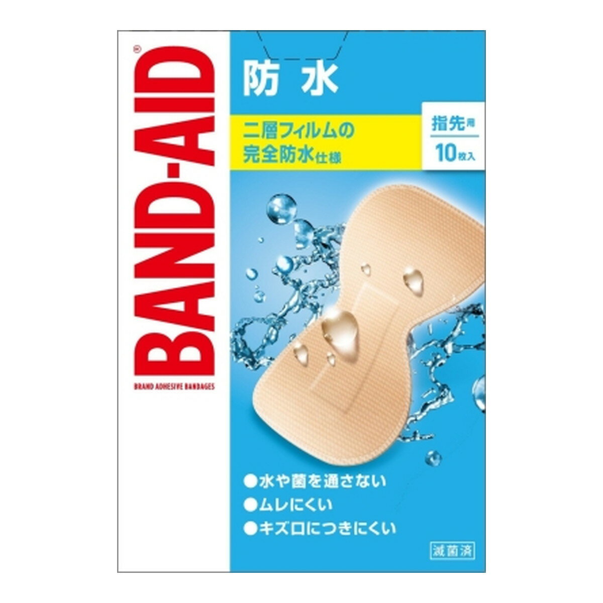【送料込・まとめ買い×36個セット】BAND-AID バンドエイド 防水 指先用 10枚入