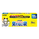 【送料込・まとめ買い×30個セット】ライオンペット ニオイをとる砂 ウンチもオシッコも臭わない袋 100枚