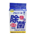 【送料込・まとめ買い×24個セット】コーヨー化成 天然 アルコール除菌 ウエットタオル つめかえ用 100枚入