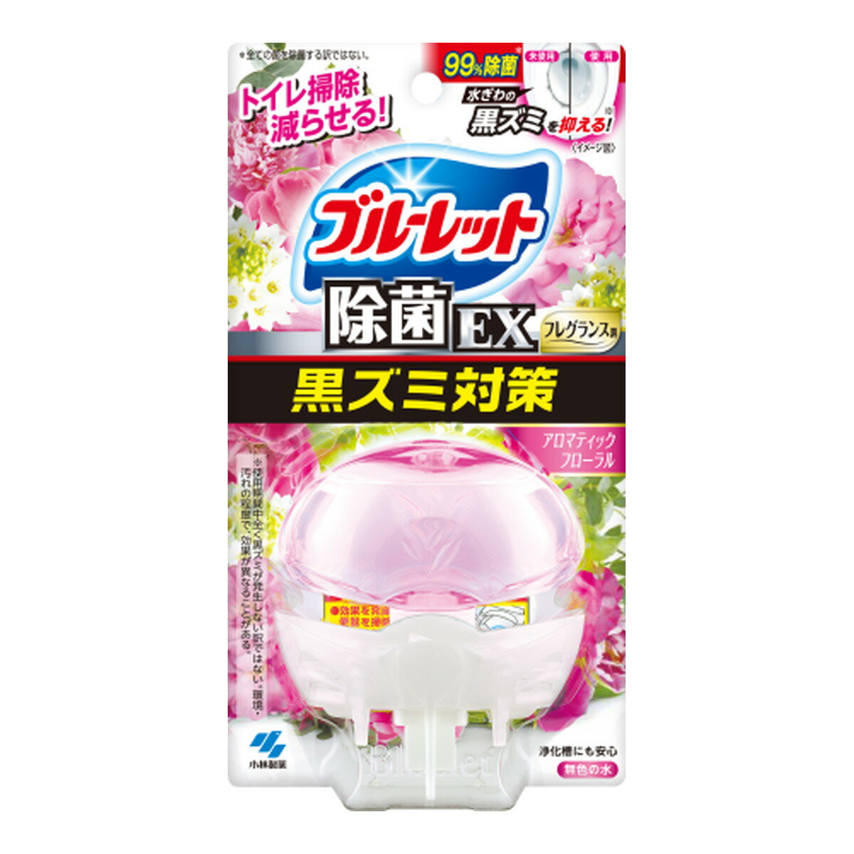 【送料込・まとめ買い×44個セット】小林製薬 液体 ブルーレットおくだけ 除菌EX フレグランス アロマティックフローラル 67ml トイレ用洗剤