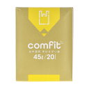 【送料込・まとめ買い×30個セット】ジャパックス MUT 30 comfit 白半透明 手付き ポリ袋 45L 20枚 ゴミ袋(3)