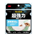 【配送おまかせ】3M スコッチ 超強力 両面テープ 透明素材用 19mm×4m 1個