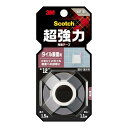 【×4個 配送おまかせ】3M スコッチ 超強力 両面テープ タイル表面用 12mm×1.5m