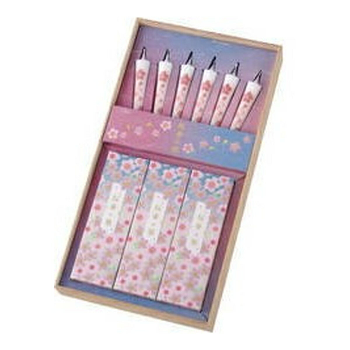 【送料込・まとめ買い×20個セット】カメヤマ 桜華の雅 線香 ローソクセット 線香3函 ローソク6本セット