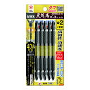 【×6個 配送おまかせ】アネックス 黒龍靭ビット タフ 5本組 +2×110 マグネット付