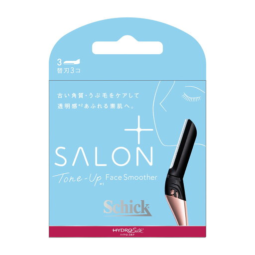 【×4個 配送おまかせ】シック ハイドロシルク サロンプラス フェイススムーサー 替刃 3コ入 【×4個 配送おまかせ】シック ハイドロシルク サロンプラス フェイススムーサー 替刃 3コ入