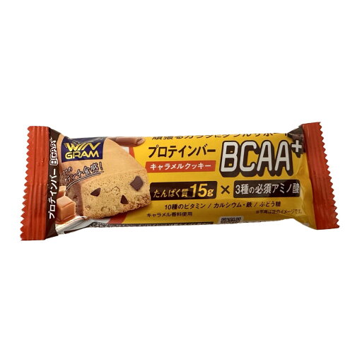 【×5個 配送おまかせ】ブルボン ウィングラム プロテインバー BCAA+ キャラメルクッキー 40g 【×5個 配送おまかせ】ブルボン ウィングラム プロテインバー BCAA+ キャラメルクッキー 40g