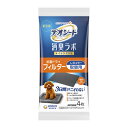 【送料込】ユニ・チャーム ペット 犬用 デオシート 消臭ラボ トイレシステム 抗菌ドライ フィルター レギュラー 取替用 4枚入 1個
