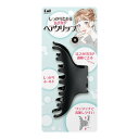【送料込・まとめ買い×72個セット】貝印 KQ3282 しっかりとまる カチカチ ヘアクリップ 黒|詳細画像
