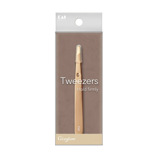 【×8個 配送おまかせ】貝印 HC3905 Givglow ツィザー TWEEZERS CHAMPAGNEGOLD シャンパンゴールド 毛抜き 【×8個 配送おまかせ】貝印 HC3905 Givglow ツィザー TWEEZERS CHAMPAGNEGOLD シャンパンゴールド 毛抜き