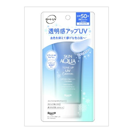 【送料込・まとめ買い×36個セット】ロート製薬 スキンアクア トーンアップ UVエッセンス ブルー 80g SPF50+、PA++++、UV耐性 【送料込・まとめ買い×36個セット】ロート製薬 スキンアクア トーンアップ UVエッセンス ブルー 80g SPF50+、PA++++、UV耐性