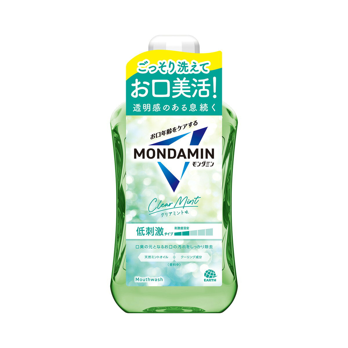 【送料込・まとめ買い×12個セット】アース製薬 モンダミン クリアミント 1000mL マウスウォッシュ 洗口液