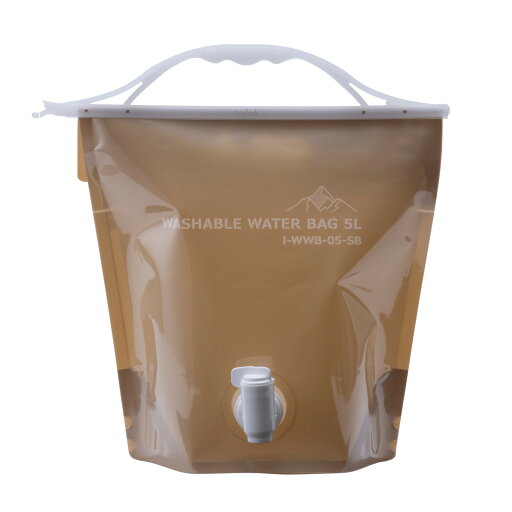 【送料込】岩谷マテリアル ウォッシャブル ウォーターバッグ 5L サンドベージュ 給水タンク 1個 【送料込】岩谷マテリアル ウォッシャブル ウォーターバッグ 5L サンドベージュ 給水タンク 1個
