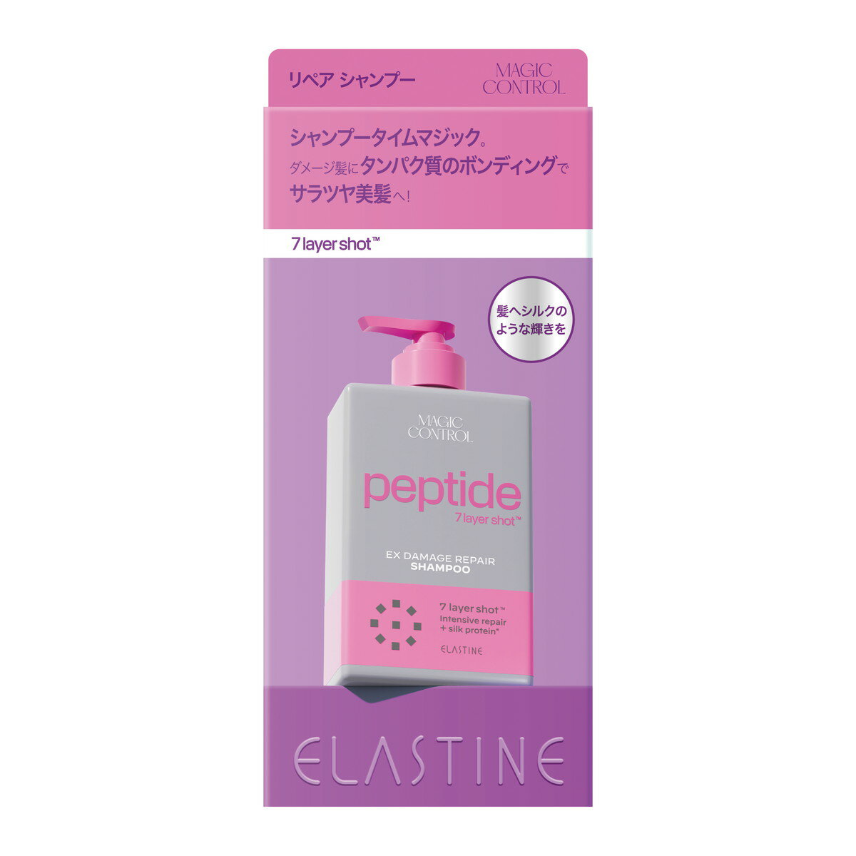 【送料込・まとめ買い×12個セット】エラスティン マジックコントロール ダメージケア シャンプー 本体 ..