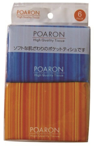 【商品説明】ソフトな肌ざわりのポケットティシュです。商品サイズ：108×185×43原材料・材質：パルプ100％ご使用上の注意等：●純粋パルプ100％使用。●幼児の手の届く所に置かないでください。●火気近く、日の当たる場所および高温になる場所には置かないでください。●水に流せません。水洗トイレ等には流さないでください。●蛍光塗料は一切使用しておりません。●幼児の手の届く所に置かないでください。 ●火気近く、日の当たる場所および高温になる場所には置かないでください。 ●水に流せません。水洗トイレ等には流さないでください。原産国：日本問い合わせ先：和光製紙株式会社 高知県吾川郡いの町3936区分：ティッシュJANコード：4903635210010広告文責：アットライフ株式会社TEL 050-3196-1510※商品パッケージは変更の場合あり。メーカー欠品または完売の際、キャンセルをお願いすることがあります。ご了承ください。