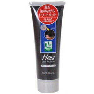 【送料込】 テンスター へナカラートリートメント ソフトブラック 250g 1個