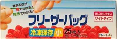 【送料込・まとめ買い×30個セット】日本サニパック スマートキッチン フリーザーバッグ S 透明 25枚入 1