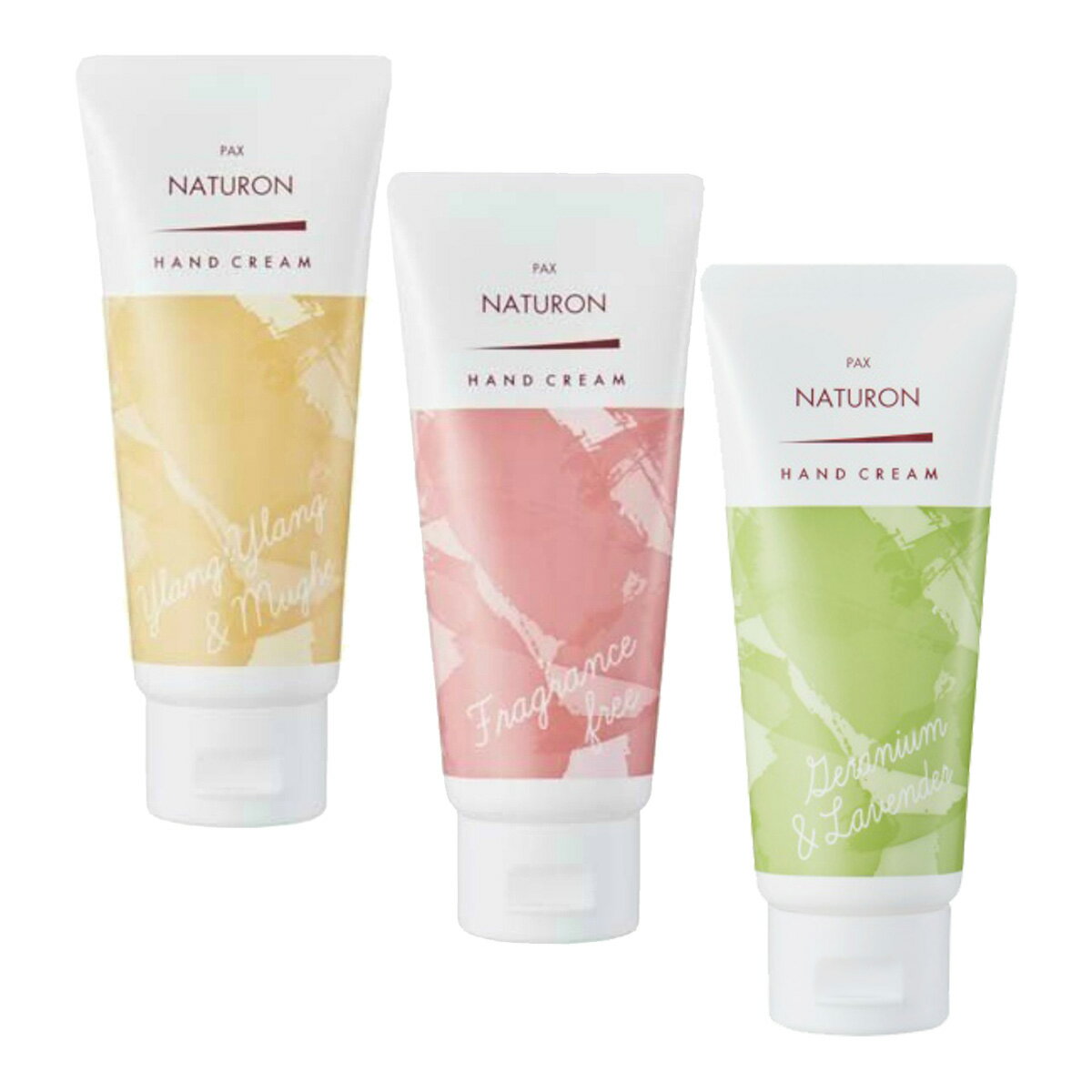 【送料込】太陽油脂 パックス ナチュロン ハンドクリーム ゼラニウム・ラベンダー&無香料&イランイラン..