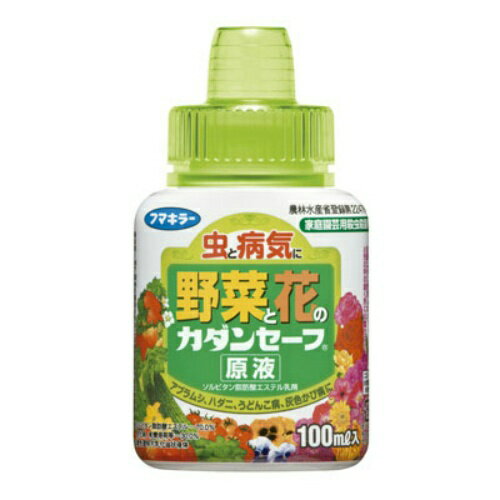  フマキラー 虫と病気に 野菜と花の カダンセーフ 原液 100ml 園芸用殺虫剤 1個