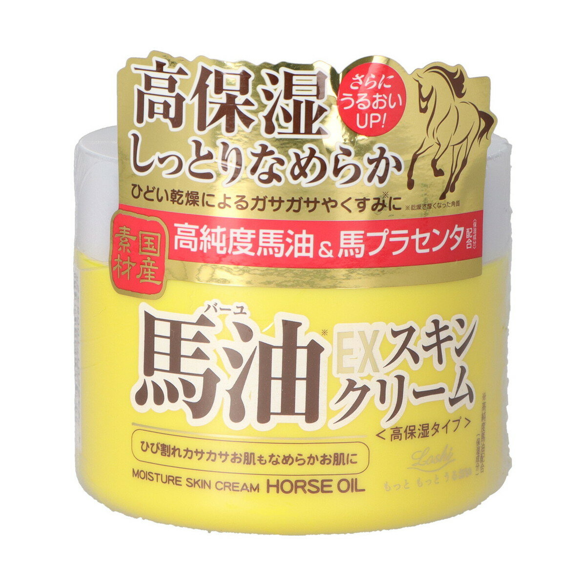 【送料込】 ロッシモイストエイド 馬油EX スキンクリーム 100g 高保湿しっとりタイプ 1個 (