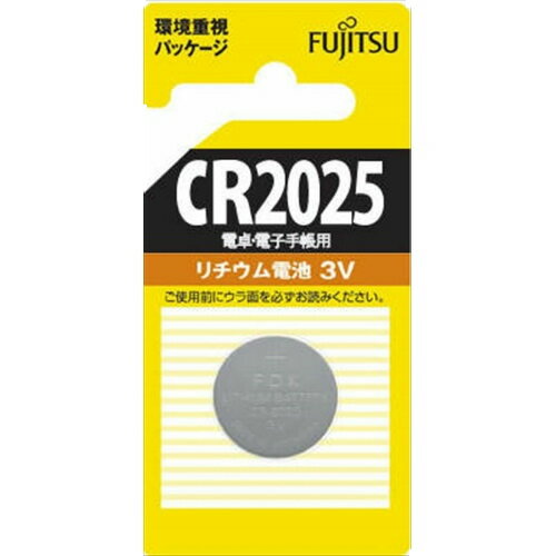 【送料込・まとめ買い×100個セット】 FDK FUJITSU 富士通 リチウムコイン CR2025C B