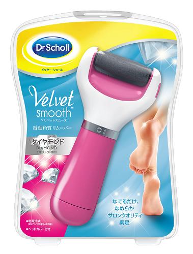 【送料込】ドクターショール ベルベットスムーズ ダイヤモンド エキストラ(粗め) ピンク (フットケア・角質ケア・美容液) 1個