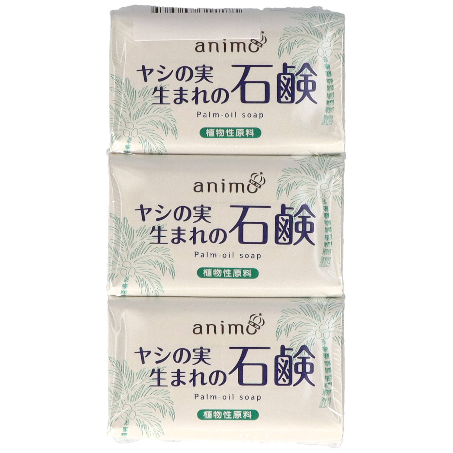 【×3個 配送おまかせ】ロケット石鹸 ヤシの実石鹸 80g×3P