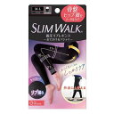 【×2個 配送おまかせ】ピップ スリムウォーク 着圧リブレギンス M-L おでかけ&パジャマ ブラック レギンス