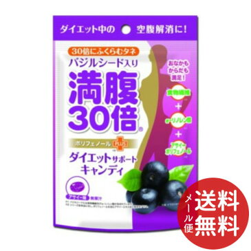 【メール便送料無料】グラフィコ 満腹30倍 ダイエットサポートキャンディ アサイー 42g