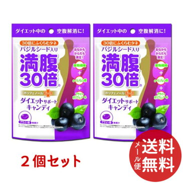 【メール便送料無料】グラフィコ 満腹30倍 ダイエットサポートキャンディ アサイー 42g ×2個セット