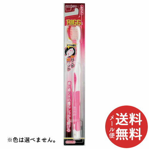 【メール便送料無料】エビス リグ ハブラシ ふつう 1本 ※色は選べません。 【歯周病予防】