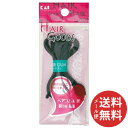 【メール便送料無料】貝印 HAIR GOODS ヘアゴム 太 黒 約1m 抗菌 1個