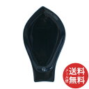 【メール便送料無料】縁 連弁文 黒 香皿 穴開き 1個
