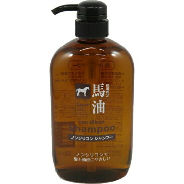 熊野油脂 馬油シャンプー 600ml 1個