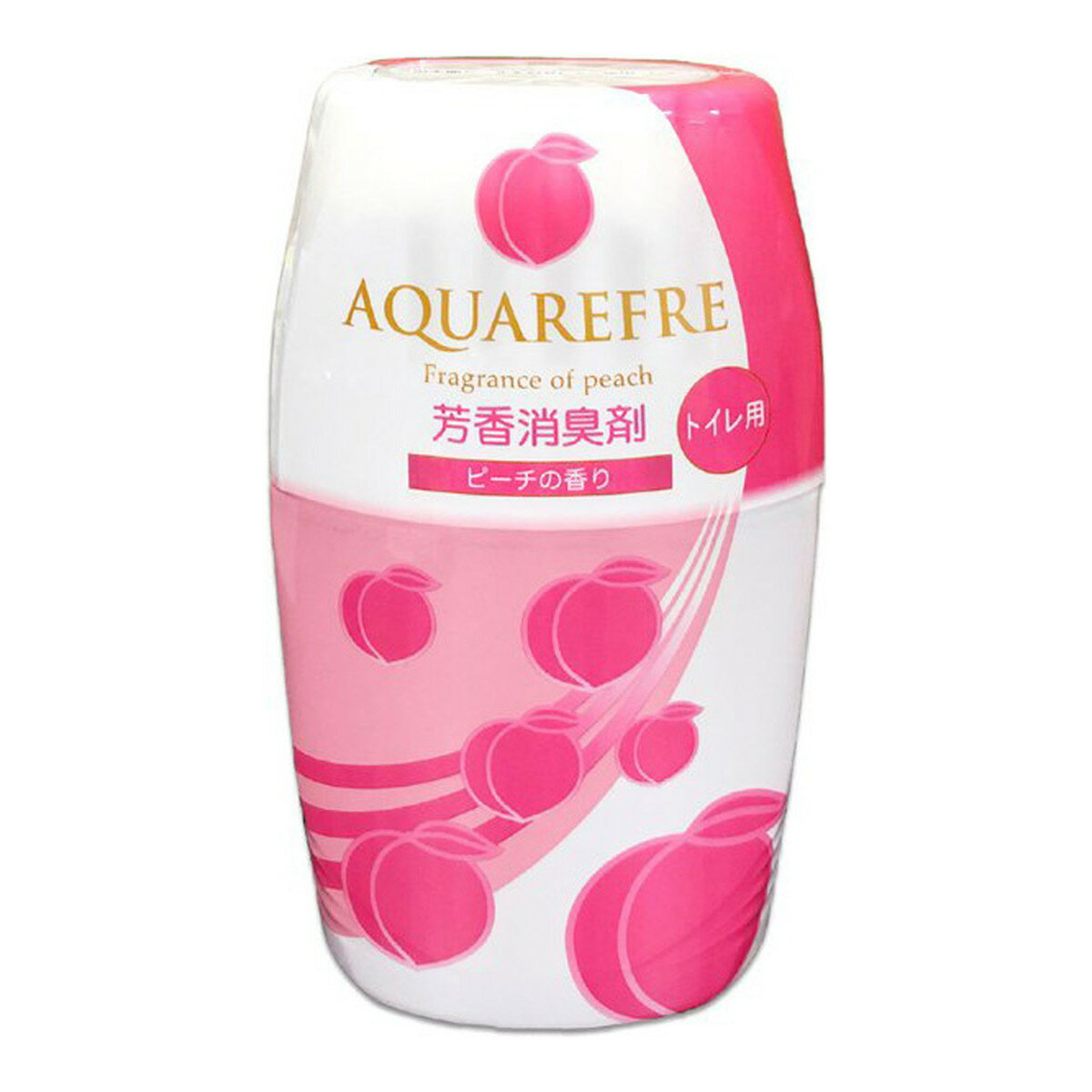 【送料込・まとめ買い×20個セット】新アクアリフレ トイレ用 芳香消臭剤 ピーチ 400ml