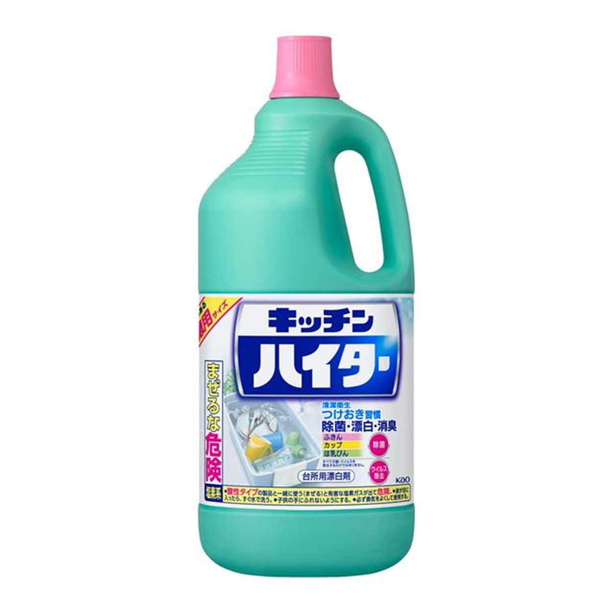 【送料込・まとめ買い×4個セット】花王 キッチンハイター 特大 2500ml