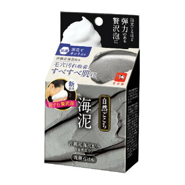 【送料込・まとめ買い×48個セット】牛乳石鹸共進社 自然ごこち 沖縄海泥 洗顔石けん 80ml