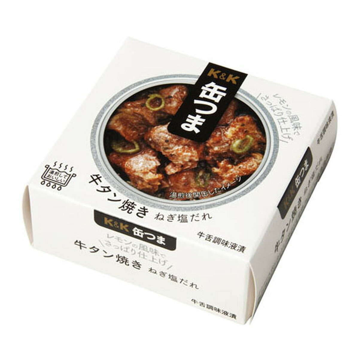 商品名：KK　缶つま　牛タン焼き　ねぎ塩だれEO内容量：60gJANコード：4901592907523発売元、製造元、輸入元又は販売元：国分原産国：日本商品番号：101-*024-99778ブランド：缶つまダイス状にカットした牛タンをねぎ塩...