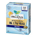 【送料込・まとめ買い×24個セット】花王 ロリエ きれいスタイル 極上W吸収 無香料 62個入