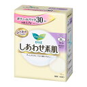 【送料込・まとめ買い×8個セット】花王 ロリエ しあわせ素肌 ボリュームパック 特に多い昼用 25cm 羽つき 30コ入 医薬部外品 生理用紙ナプキン