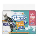 【送料込・まとめ買い×6個セット】ユニ・チャーム マナーウェア ねこ用 Sサイズ 38枚入