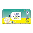 【送料込・まとめ買い×12個セット】ユニ・チャーム ライフリー らくらく からだふき 超大判 30枚入