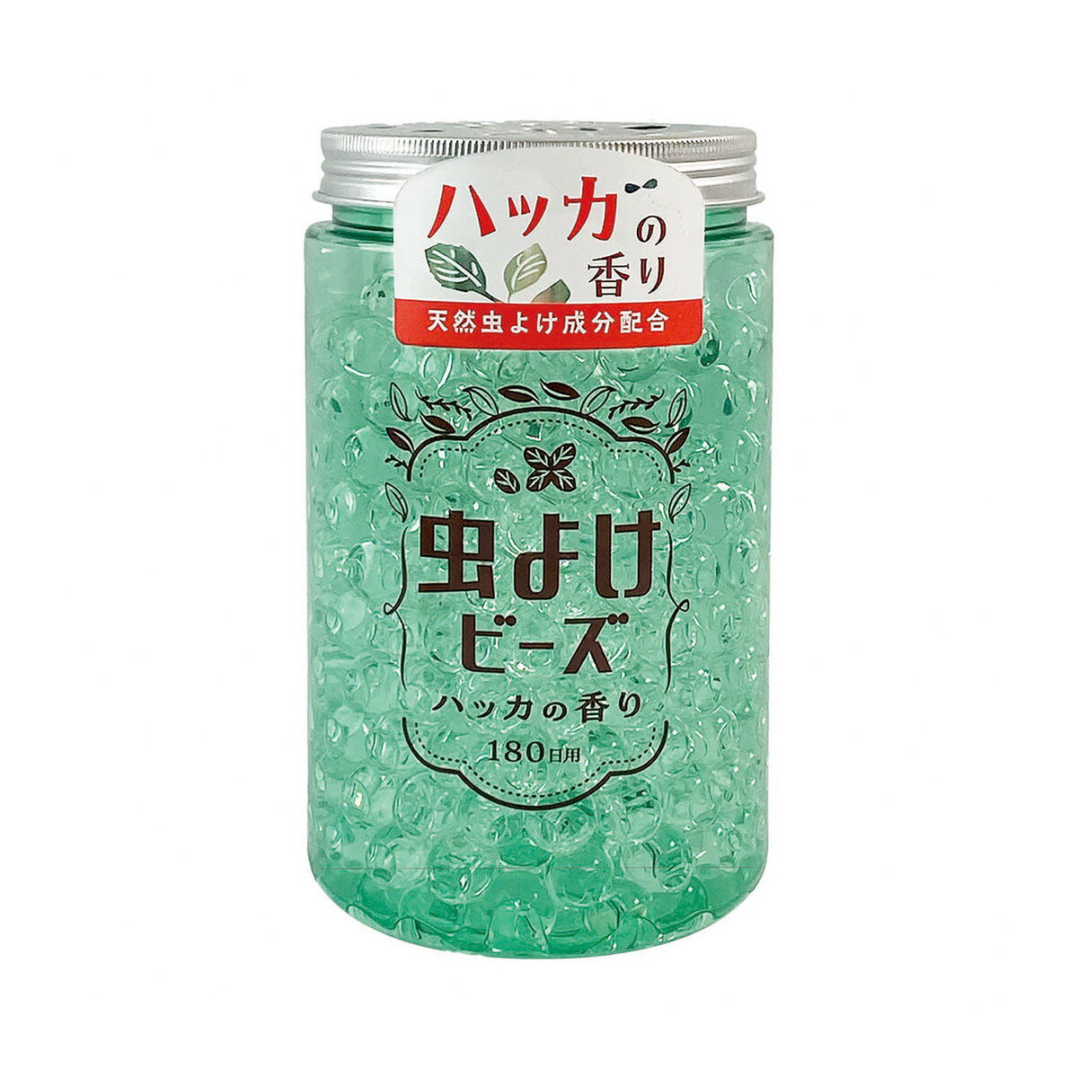 【送料込・まとめ買い×6個セット】ウエ・ルコ WELCO 虫よけビーズ 180日用 ハッカの香り 500g