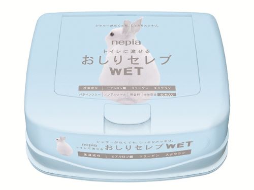 【送料込】王子ネピア おしりセレブ WET ウエット 本体 40枚入 1個