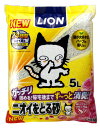 【送料込】 LION ニオイをとる砂 フローラルソープの香り 5L 1個